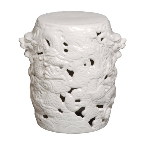 Emissary GARDEN STOOL Ceramic Accent Stool & Reviews Wayfair